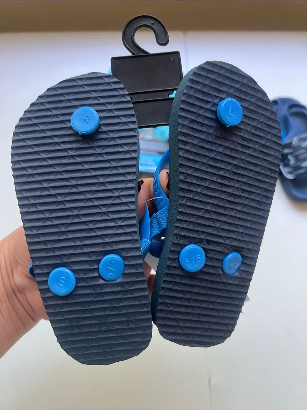 Blue Flip Flops and Slides - Pack